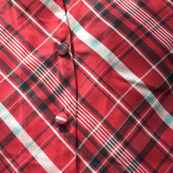 Ann Taylor plaid blouse - Picture 5 of 7